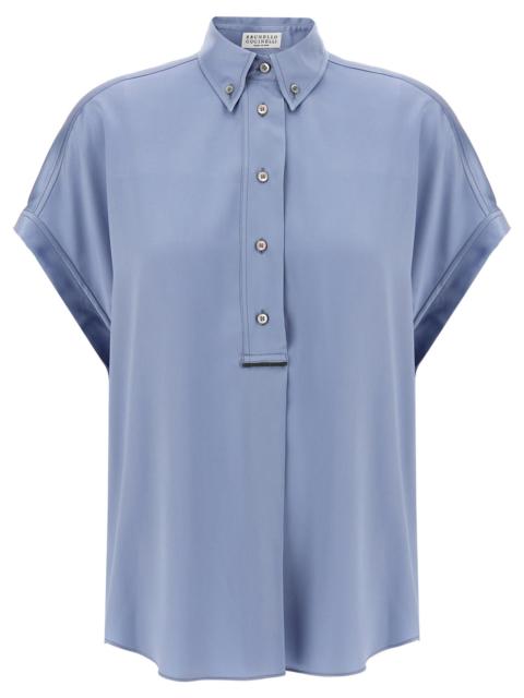 Brunello Cucinelli Women Silk Shirt