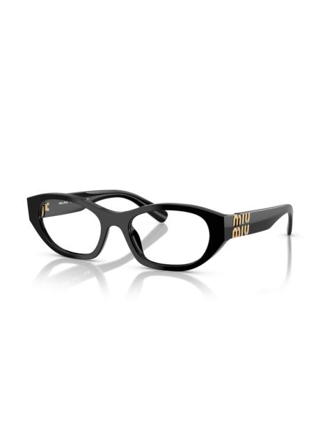 Miu Miu Miu Miu Demo Oval Ladies Eyeglasses MU 03WV 16K1O1 51