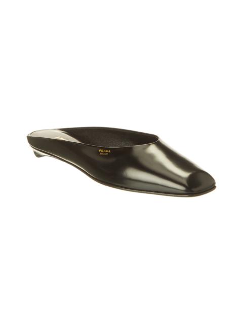 Prada Prada Logo Leather Mule