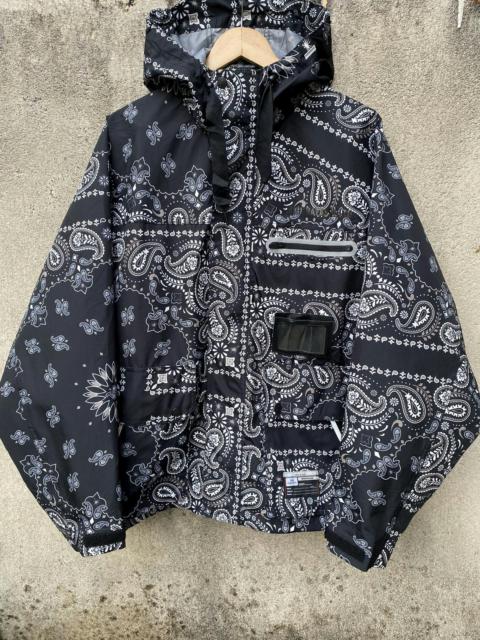 Maison MIHARAYASUHIRO Miharayasuhiro Bandana Paisley Waterproof Oversized Jacket