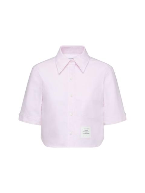 Thom Browne Cotton cropped shirt