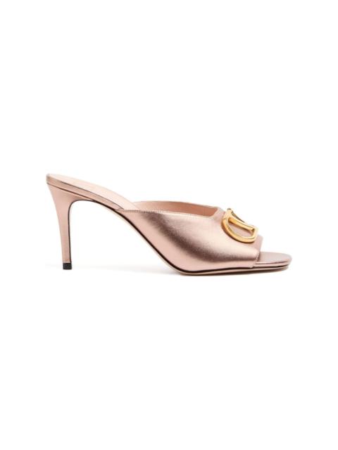 Valentino Vlogo Signature Leather Mules