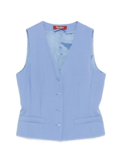 Max Mara Mstmadia button V-neck waistcoat