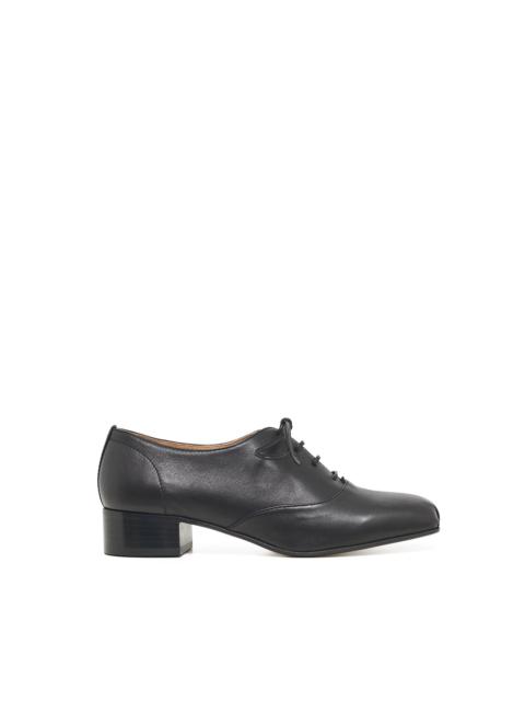 GABRIELA HEARST Clio Oxford Heel in Black Nappa Leather