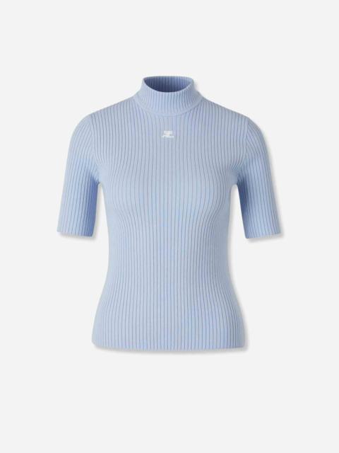 courrèges HIGH NECK JUMPER