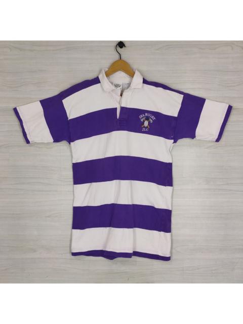 Other Designers Vintage - JLC Rugby Polo Shirts Purple White