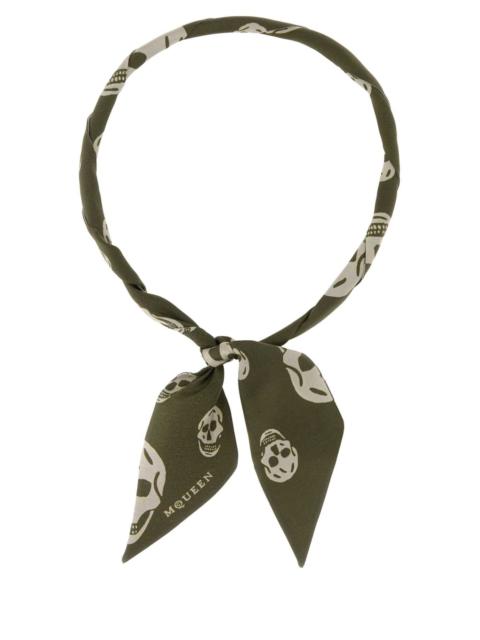 Alexander McQueen Alexander Mcqueen Women Printed Silk Foulard