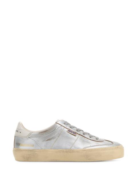 Golden Goose Silver leather Soul Star sneakers