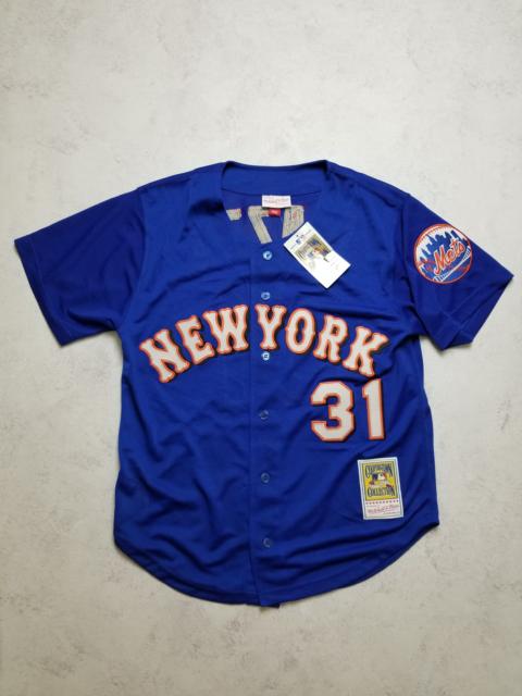 Other Designers Mitchell & Ness - Authentic Mike Piazza New York Mets 1999 Button Jersey