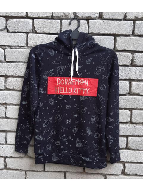 Other Designers Anime × Cartoon Network × Japanese Brand - Rare!!! Hello Kitty x Doraemon full print hoodie