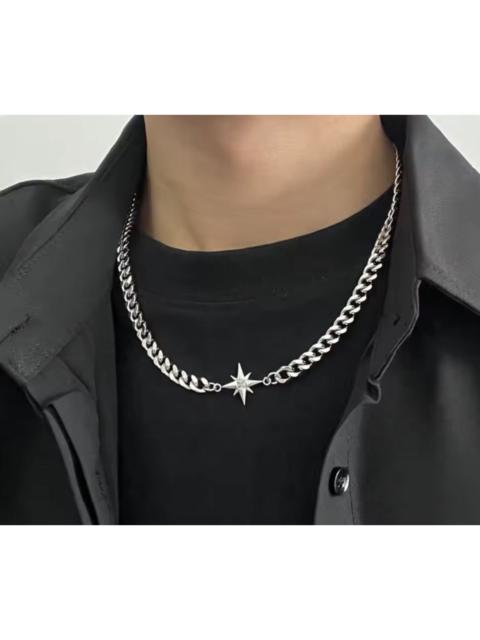 Other Designers Japanese Brand - Star Cuban Chain Necklace