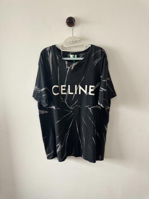 CELINE Celine Logo Black T Shirt