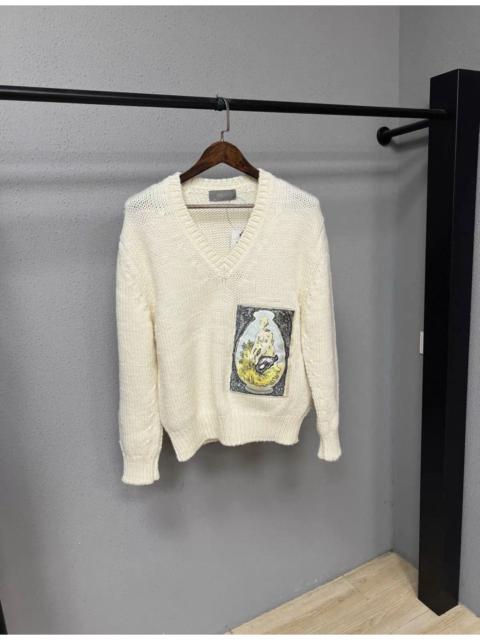 Dior Dior x Duncan Grant V-Neck Wool Sweater