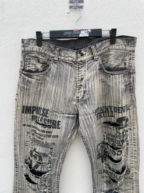 Other Designers Distressed Denim - Japanese Brand Distressed rips design Jeans