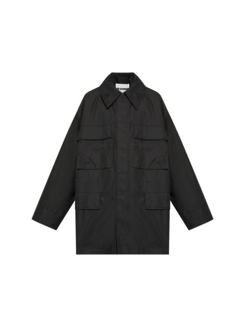 flap-pocket coat