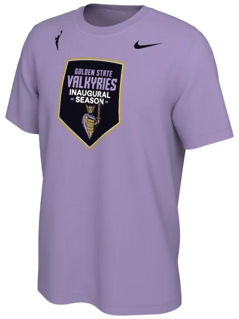 Nike Nike Adult Golden State Valkyries 2025 Inaugural Season Crest Lilac T-Shirt