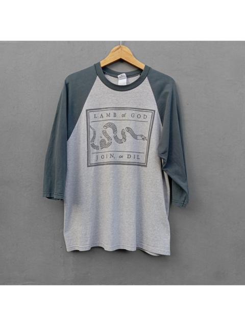 Vintage - 2004 lamb of god raglan t shirt