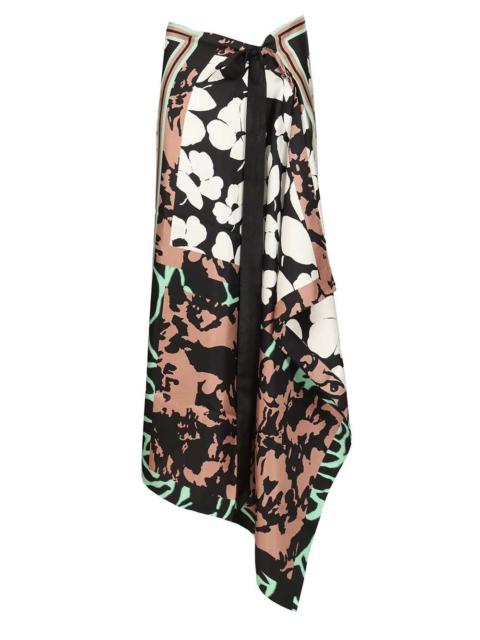Dries Van Noten Dries Van Noten Women Gonna Pareo In Seta Stampata