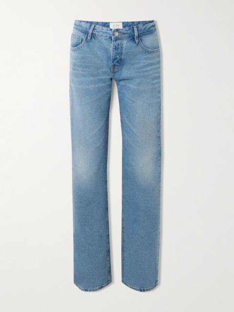 ST. AGNI + Outland Denim 90s Low-rise Straight-leg Organic Jeans