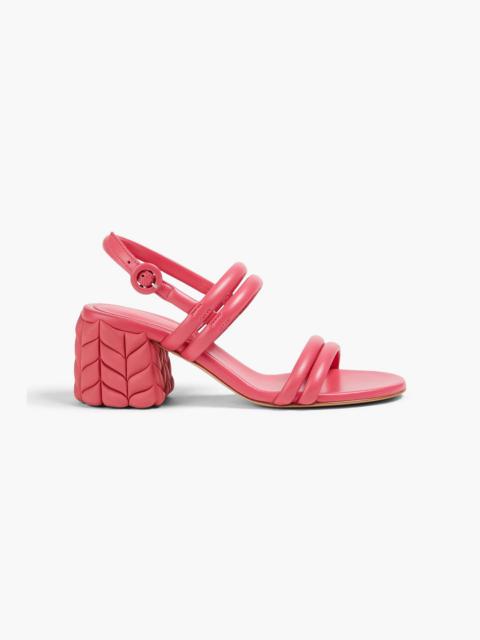 Gianvito Rossi Florea leather slingback sandals