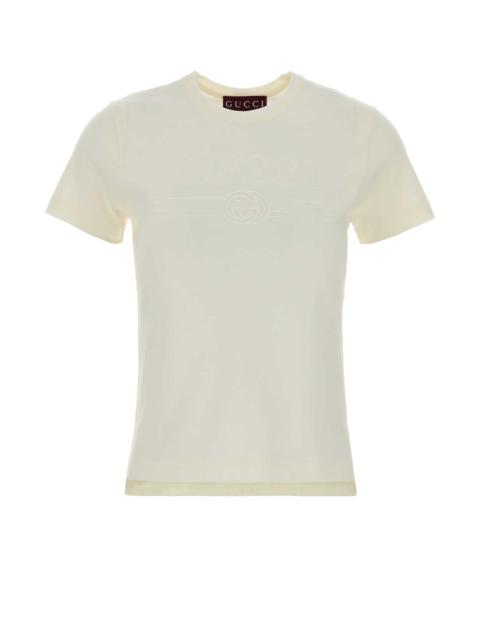 GUCCI Gucci Women White Cotton T-Shirt