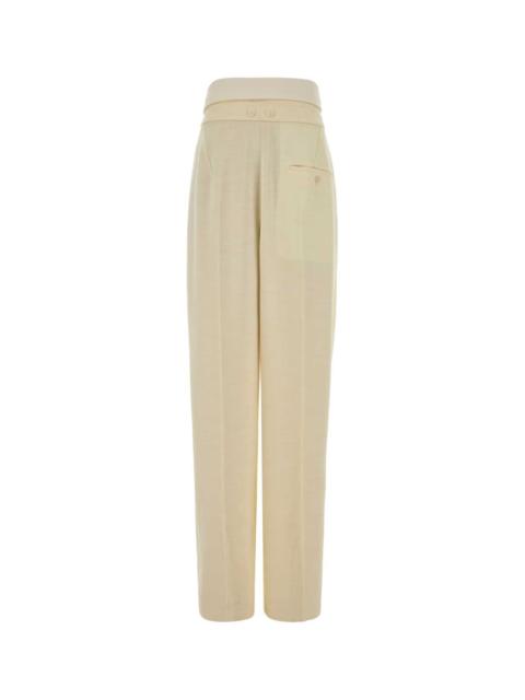 Carven Carven Women Cream Gabardine Orchidã¨ Pant