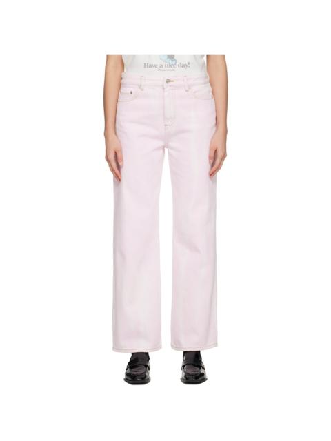 GANNI Pink Washed Izey Jeans