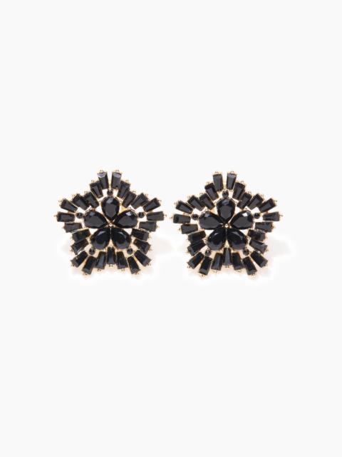 CAROLINA HERRERA Crystal Snowflake Earrings