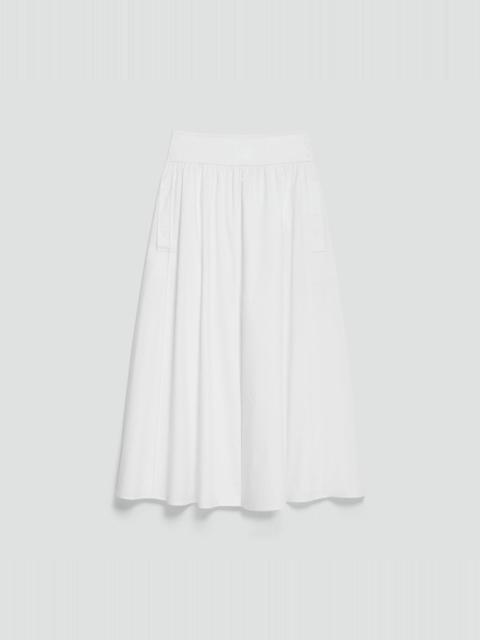 Theory Vented Skirt in Relaxed Poplin