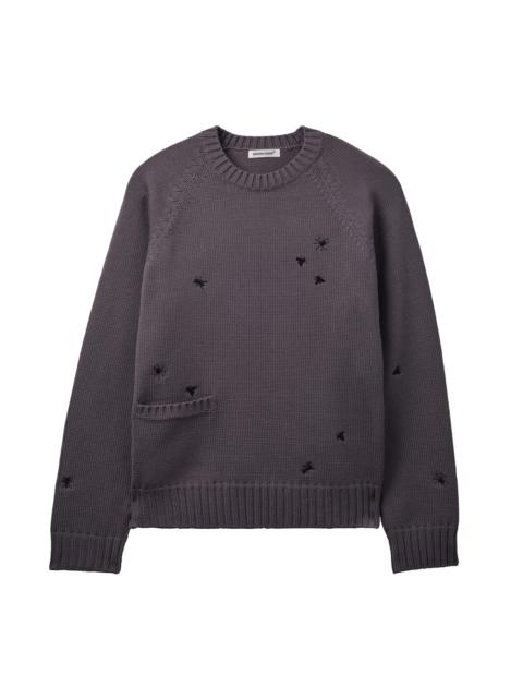 UNDERCOVER Undercover Embroidered Patch Pocket Sweater