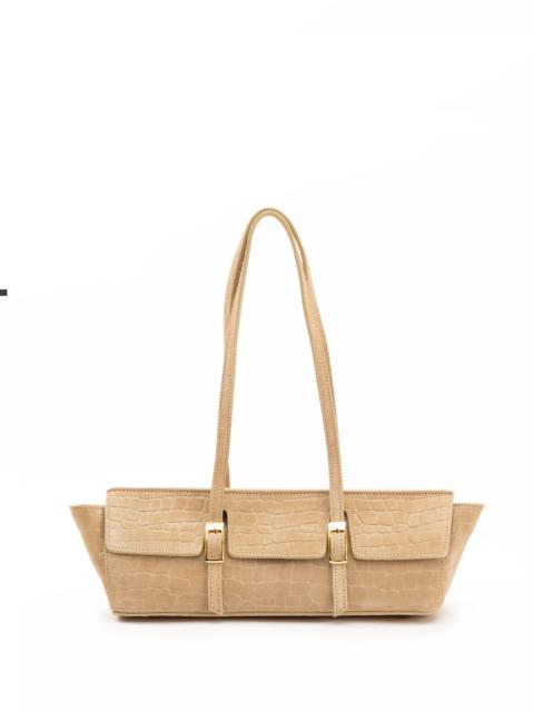 Elleme Le Bateau Croco Suede Beige