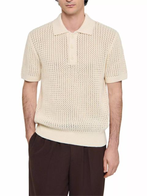 Sandro Cotton Polo Shirt