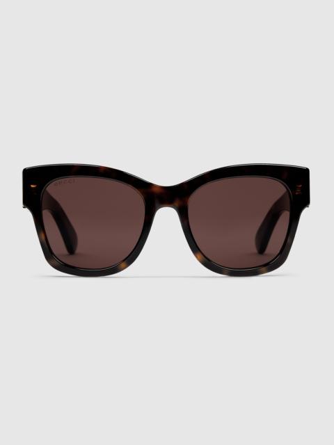 GUCCI Butterfly frame sunglasses