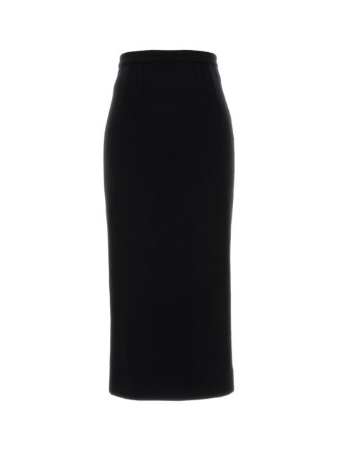 Dolce & Gabbana Black wool skirt