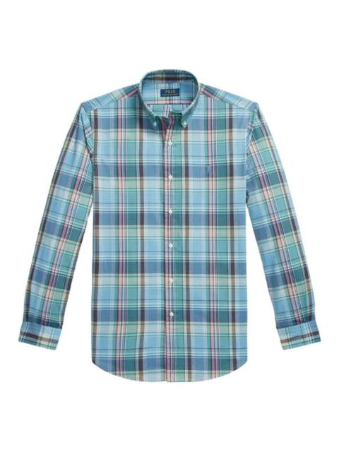 Polo Ralph Lauren Polo Ralph Lauren Custom Fit Plaid Poplin Shirt
