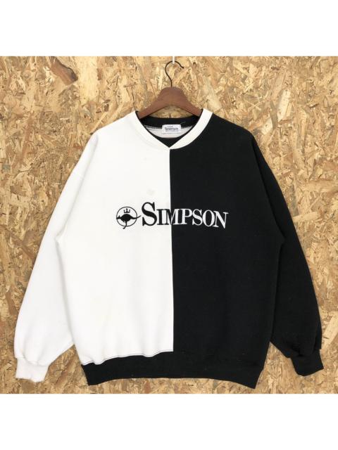Other Designers Vintage - Vintage Simpson Sports Embroidery Sweatshirt