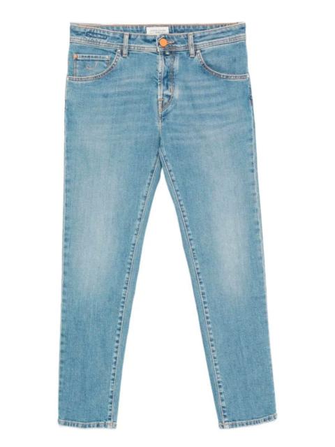 Other Designers JACOB COHEN - Jacob Cohen Men `Scott` 5-Pocket Slim Cropped/Carrot Fit Pants