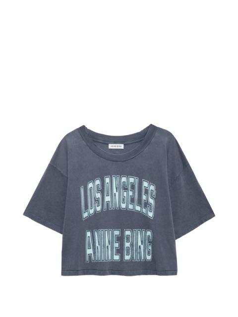 ANINE BING Anine Bing Johnny Cropped T-shirt