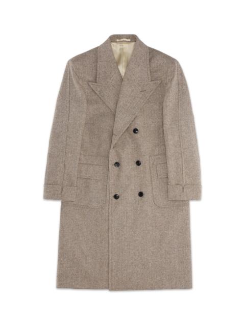 FORTELA Fortela Double Breasted Bogart Coat in Beige at Nordstrom