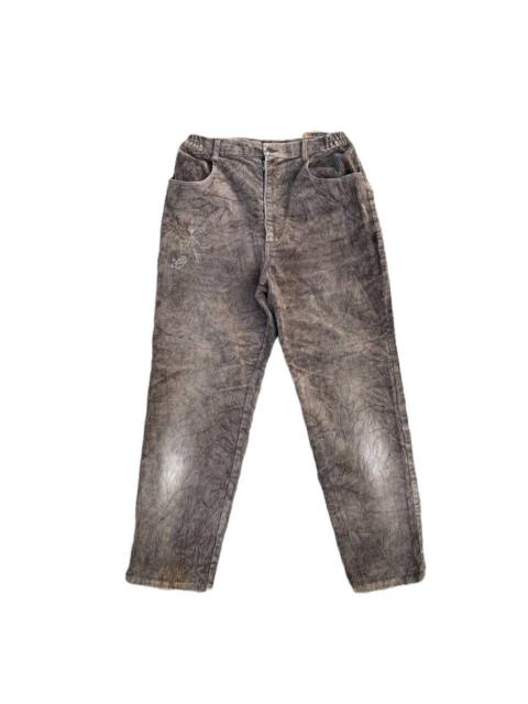 Other Designers Japanese Brand - Vintage Corduroy Tapered Pants Embroidered Floral W27~29