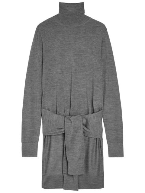 TOTEME Toteme Double-sleeve Wool and Silk-blend top