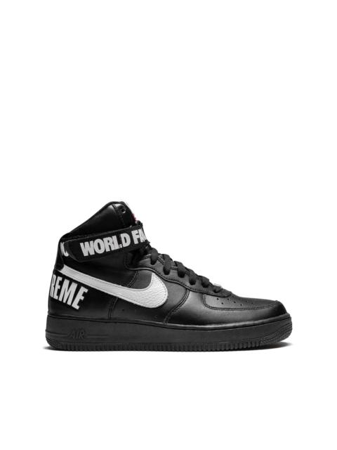 Nike xSupreme Air Force 1 High SP "Black" sneakers