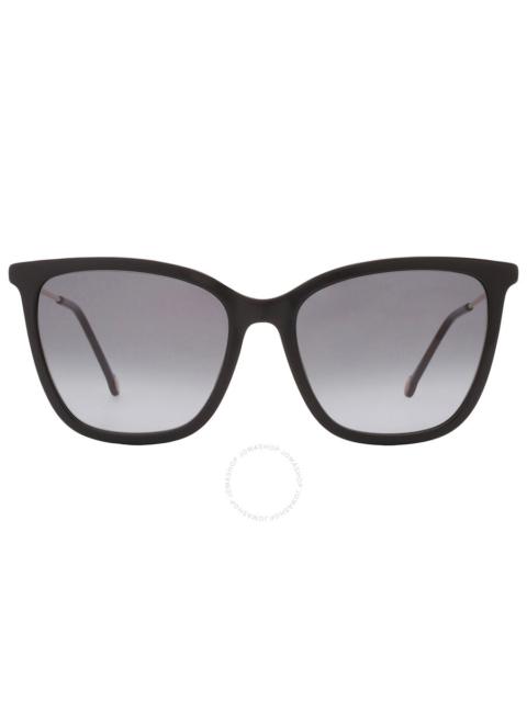 CAROLINA HERRERA Carolina Herrera Grey Gradient Cat Eye Ladies Sunglasses CH 0068/S 0807/9O 57