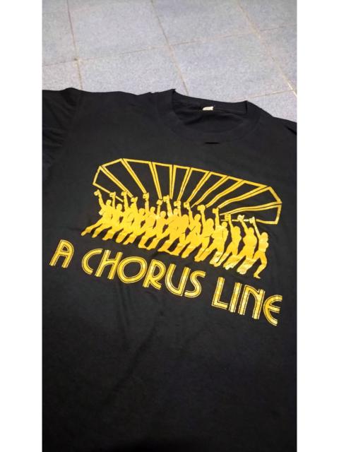 Other Designers Vintage 80s Chorus Line Group Paperthin Cotton blend