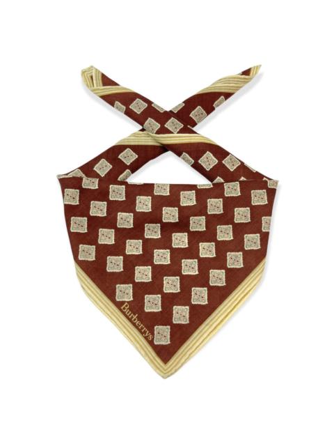 Other Designers Vintage - Burberry scarf bandana neckerchief handkerchief pocketsquare