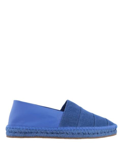 FERRAGAMO Ferragamo Denim Canvas and Leather Espadrilles, Size 9