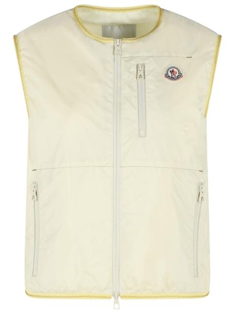 Moncler Moncler 'Alshain' Yellow Polyamide Vest Women
