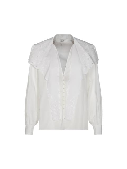 Chloé White Cotton Shirt