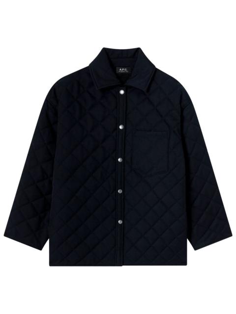 A.P.C. A.P.C. Women Georges Quilted Wool Jacket