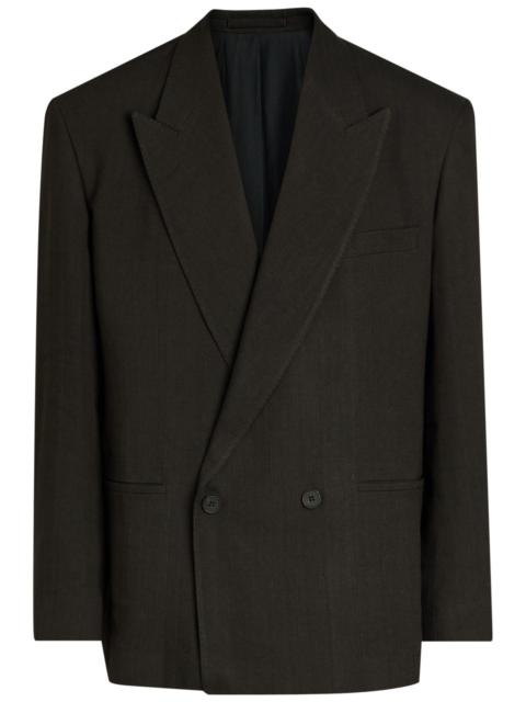Studio Nicholson Studio Nicholson Double-breasted Woven Blazer